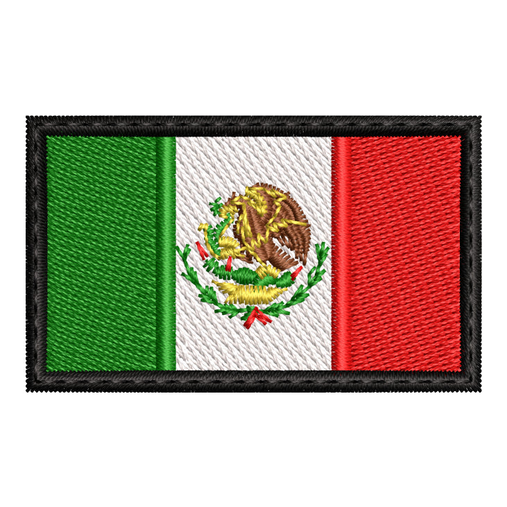 Parche Bordado BANDERA MEXICO