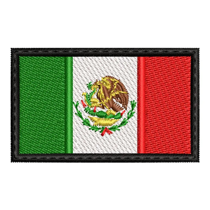 Parche Bordado BANDERA MEXICO