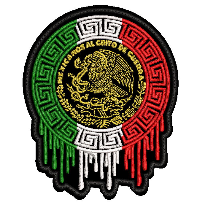 Pack Parches Bordados LOGO MEXICO