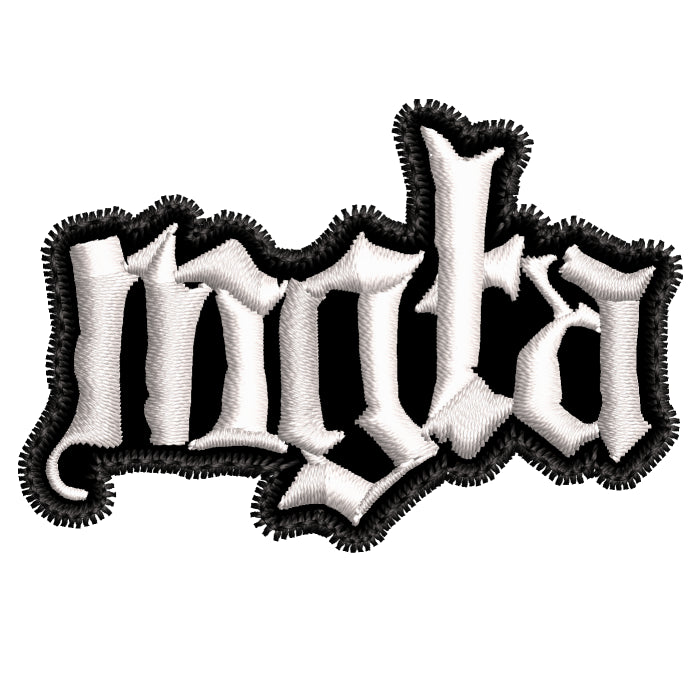 Parche Bordado Mini MGTA Black Metal