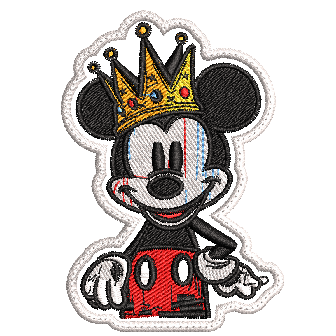 Parche Bordado MICKEY MOUSE KING