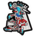 Parche Bordado MICTLANTECUHTLI Dios Azteca
