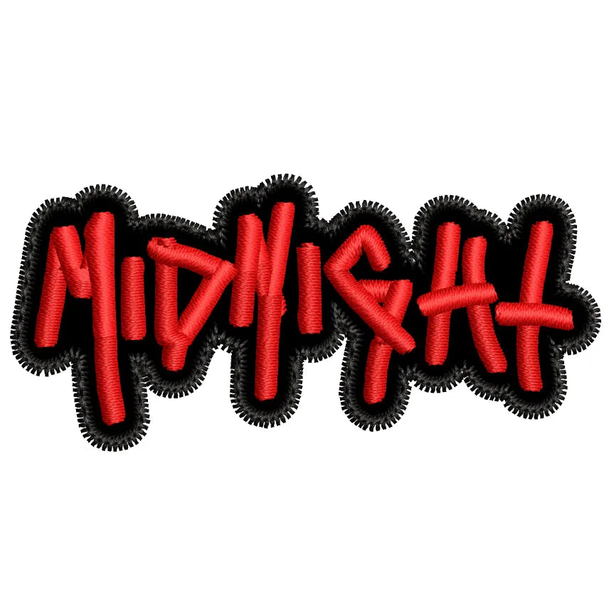 Parche Bordado Mini MIDNIGHT Metal