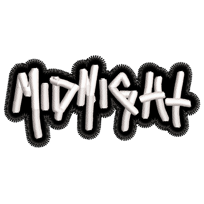 Parche Bordado Mini MIDNIGHT Metal
