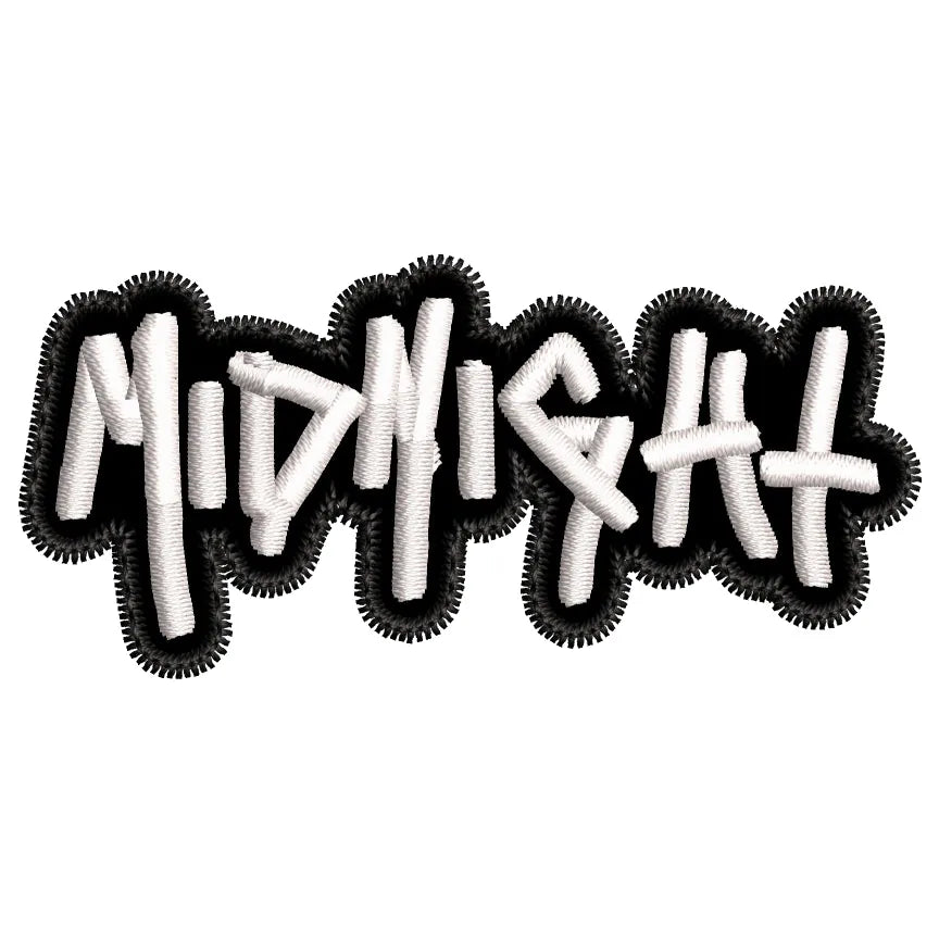 Parche Bordado Mini MIDNIGHT Metal