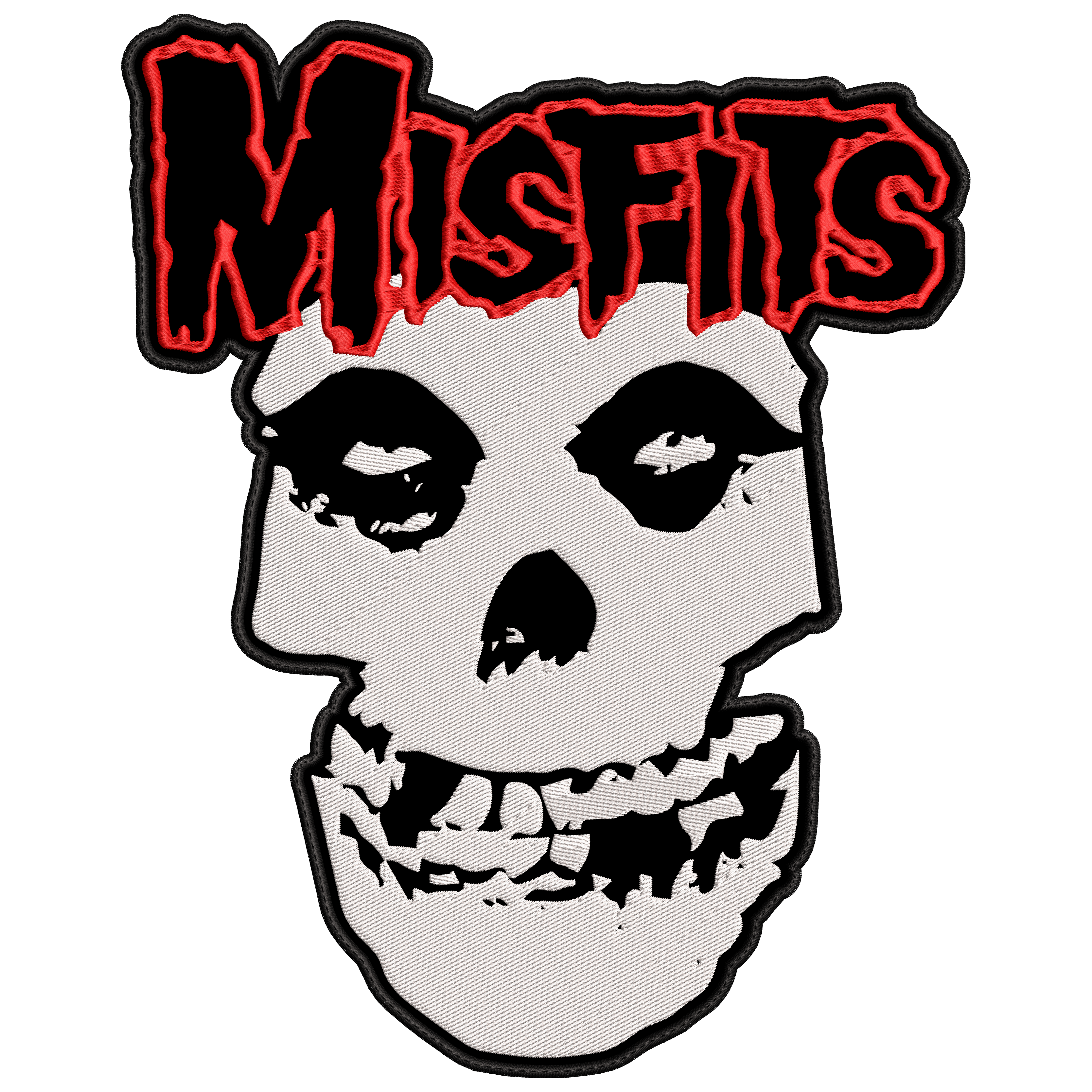 Espaldera Bordada MISFITS Horror Punk