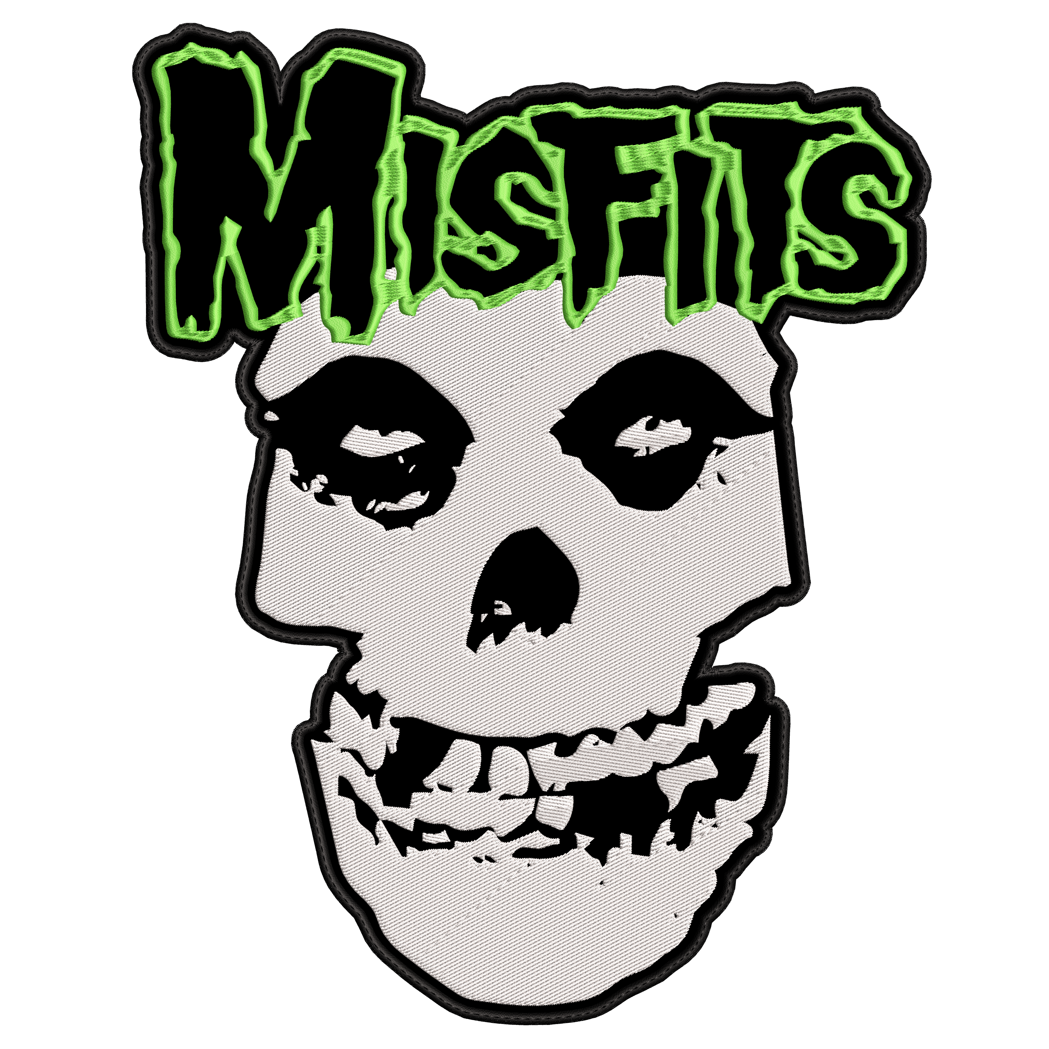 Espaldera Bordada MISFITS Horror Punk