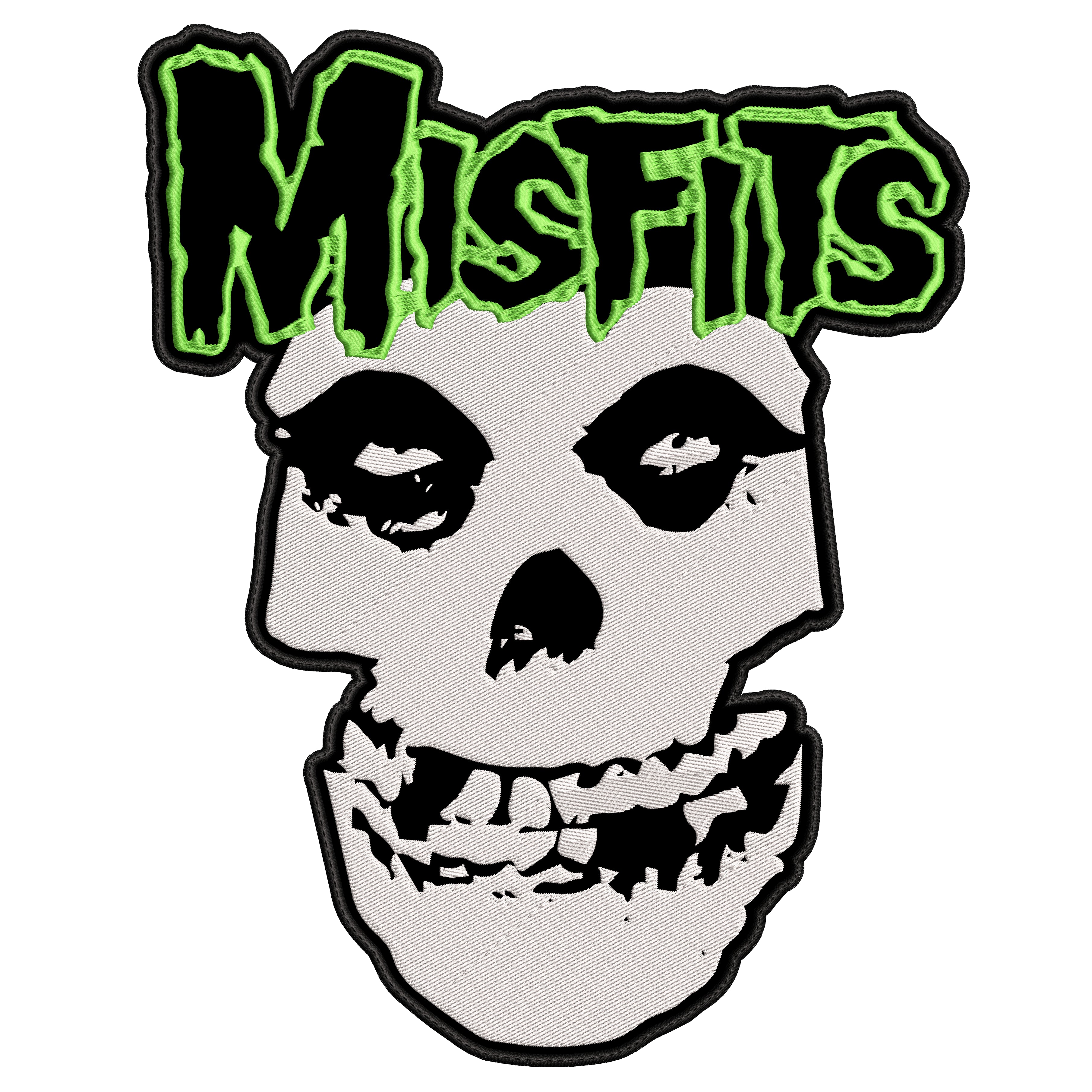 Espaldera Bordada MISFITS Horror Punk
