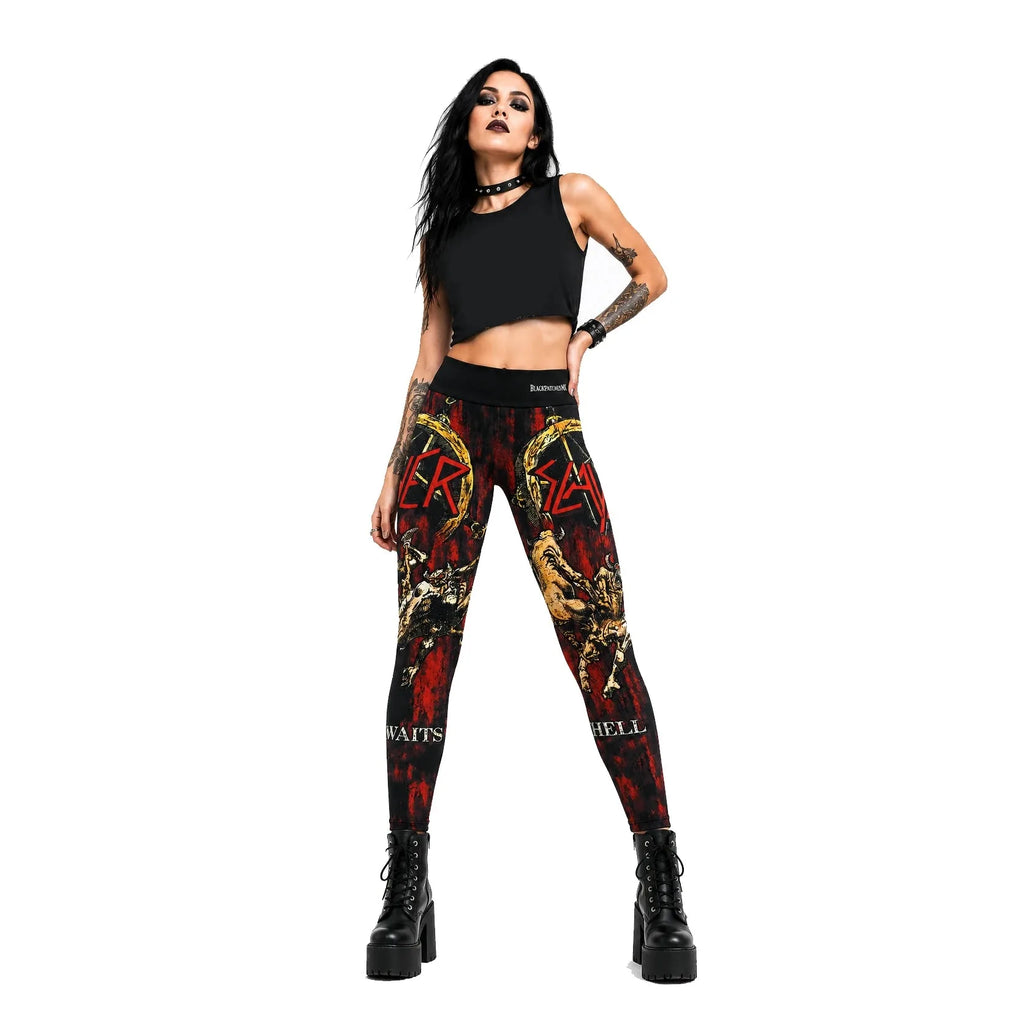 Leggin Mallón Licra SLAYER Trash Metal