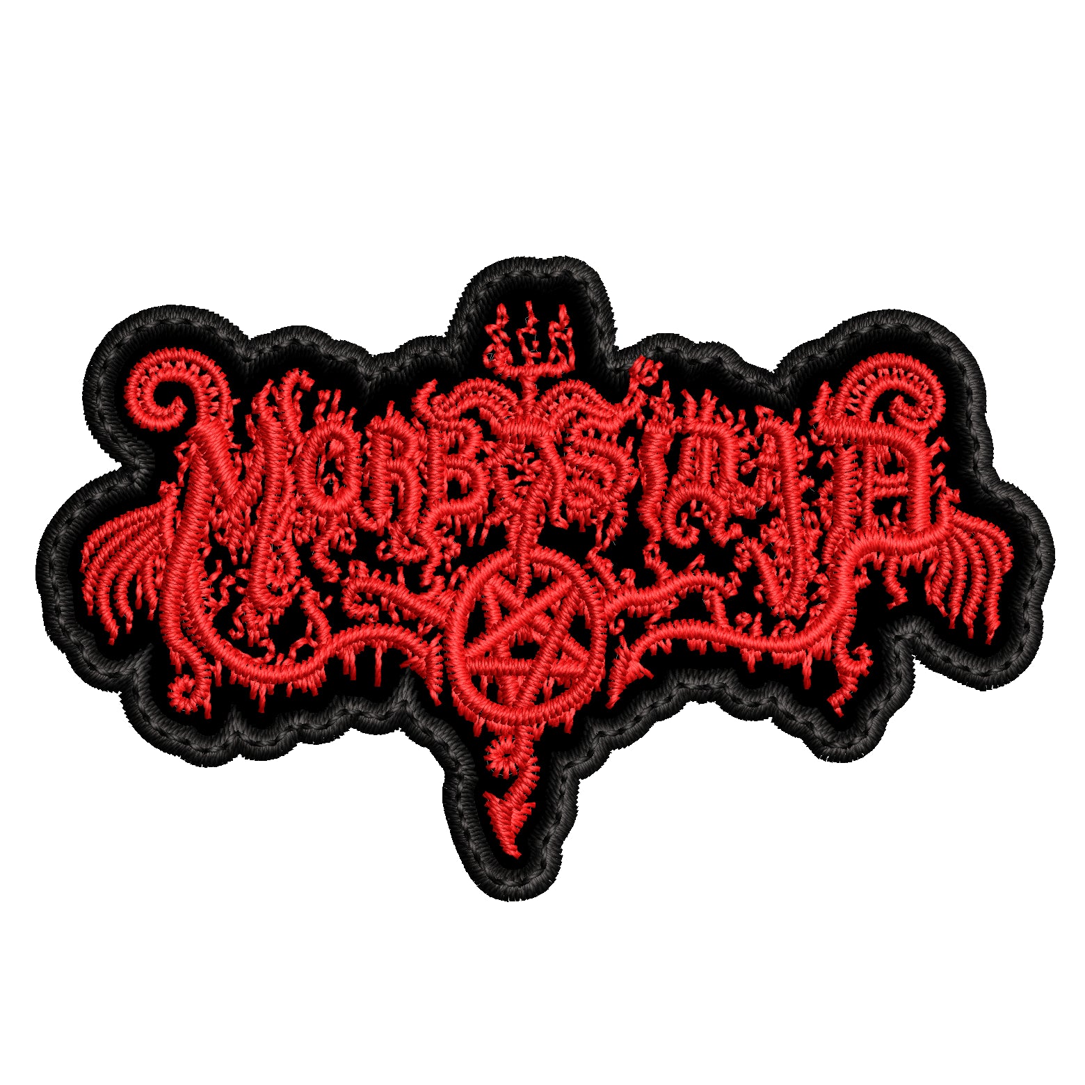 Parche Bordado Mini MORBOSIDAD Black Metal