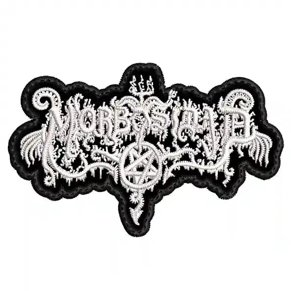 Parche Bordado Mini MORBOSIDAD Black Metal