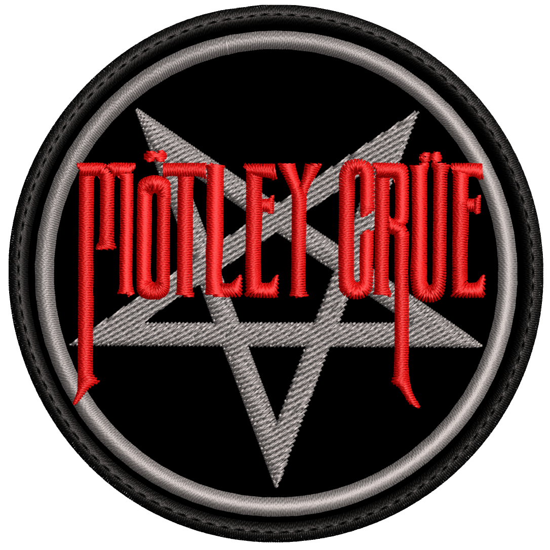 Parche Bordado MOTLEY CRUE Glam Metal