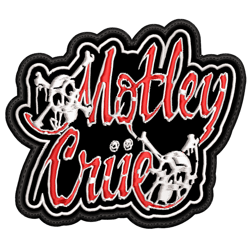 Parche Bordado MOTLEY CRUE Glam Metal