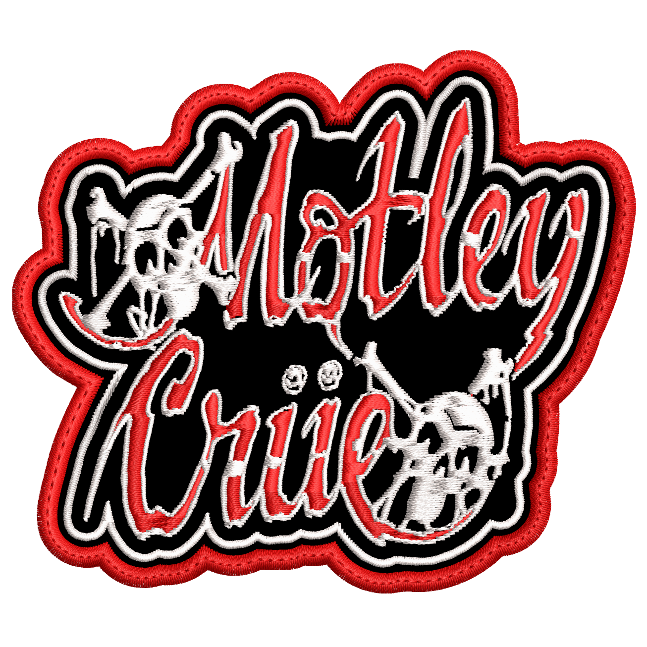 Parche Bordado MOTLEY CRUE Glam Metal