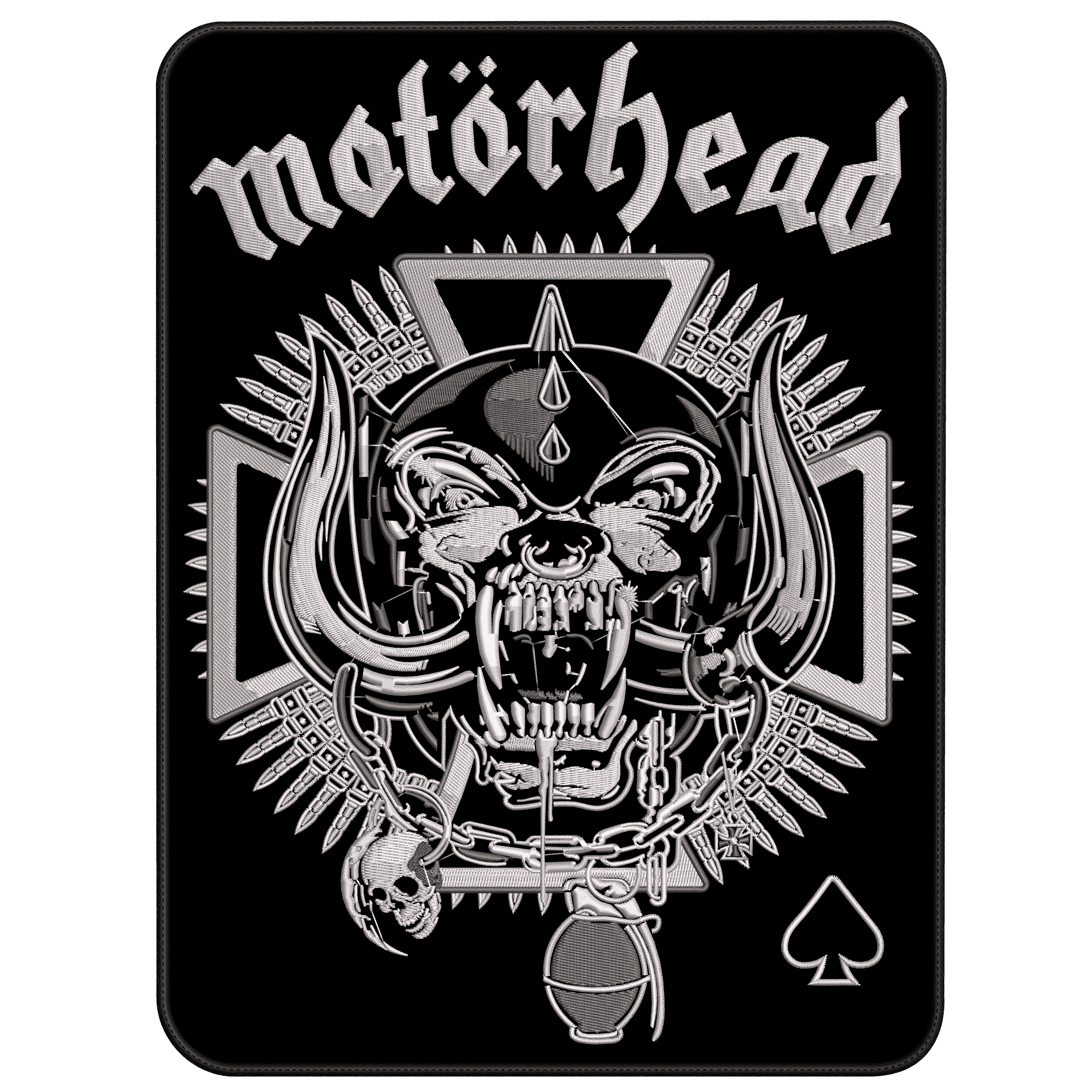 Espaldera Bordada MOTORHEAD ENGLAND Heavy Metal