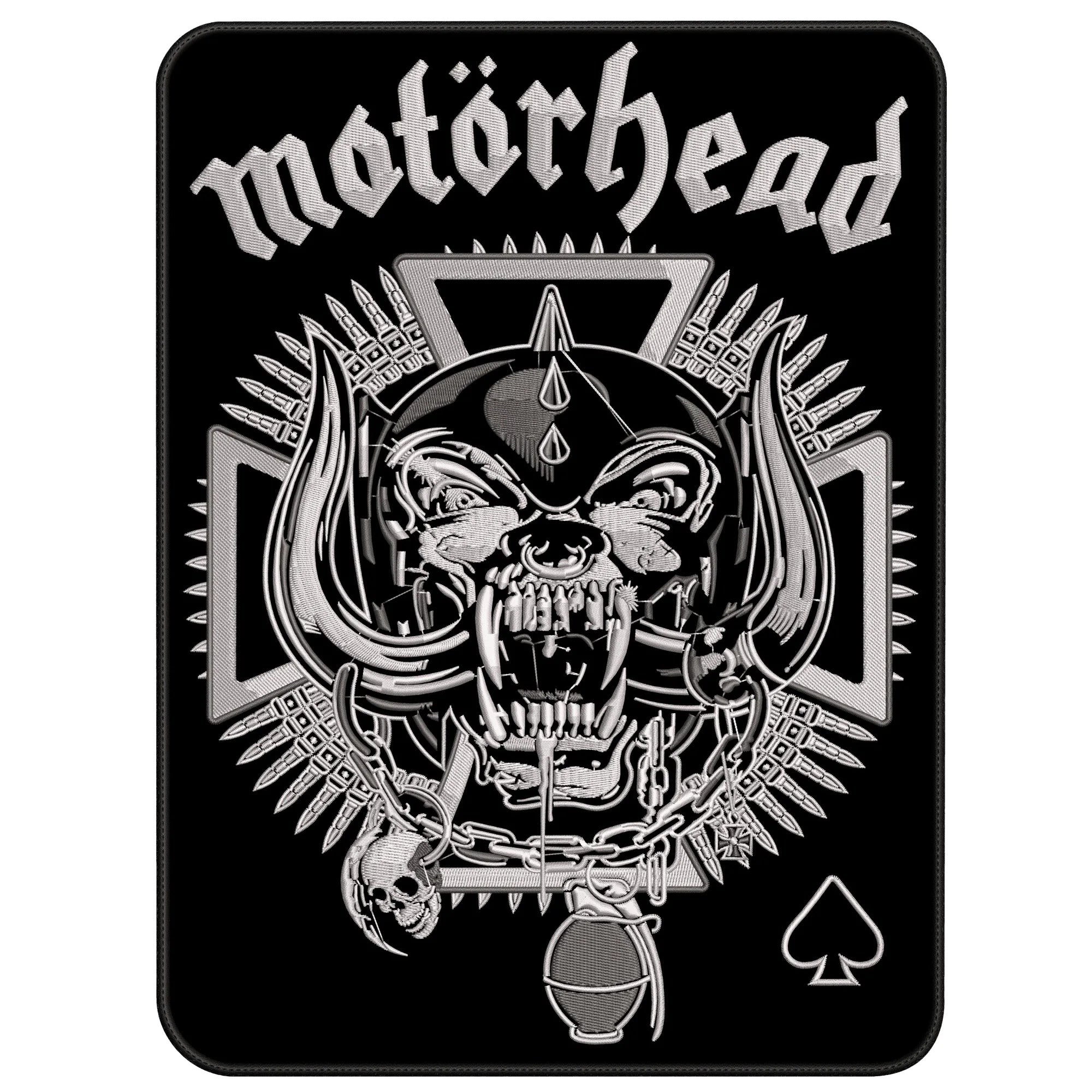 Espaldera Bordada MOTORHEAD ENGLAND Heavy Metal