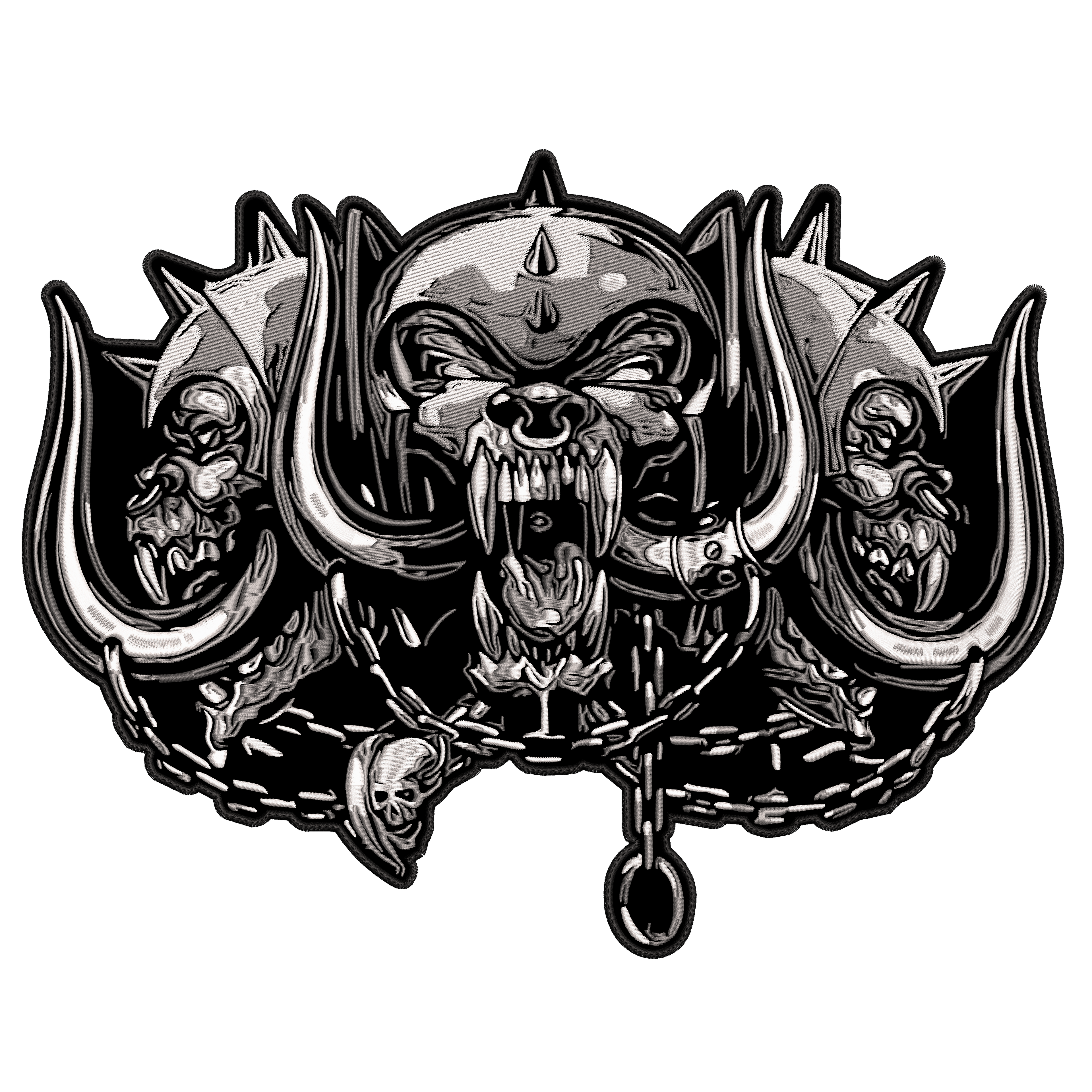 Espaldera Bordada MOTORHEAD ENGLAND Heavy Metal