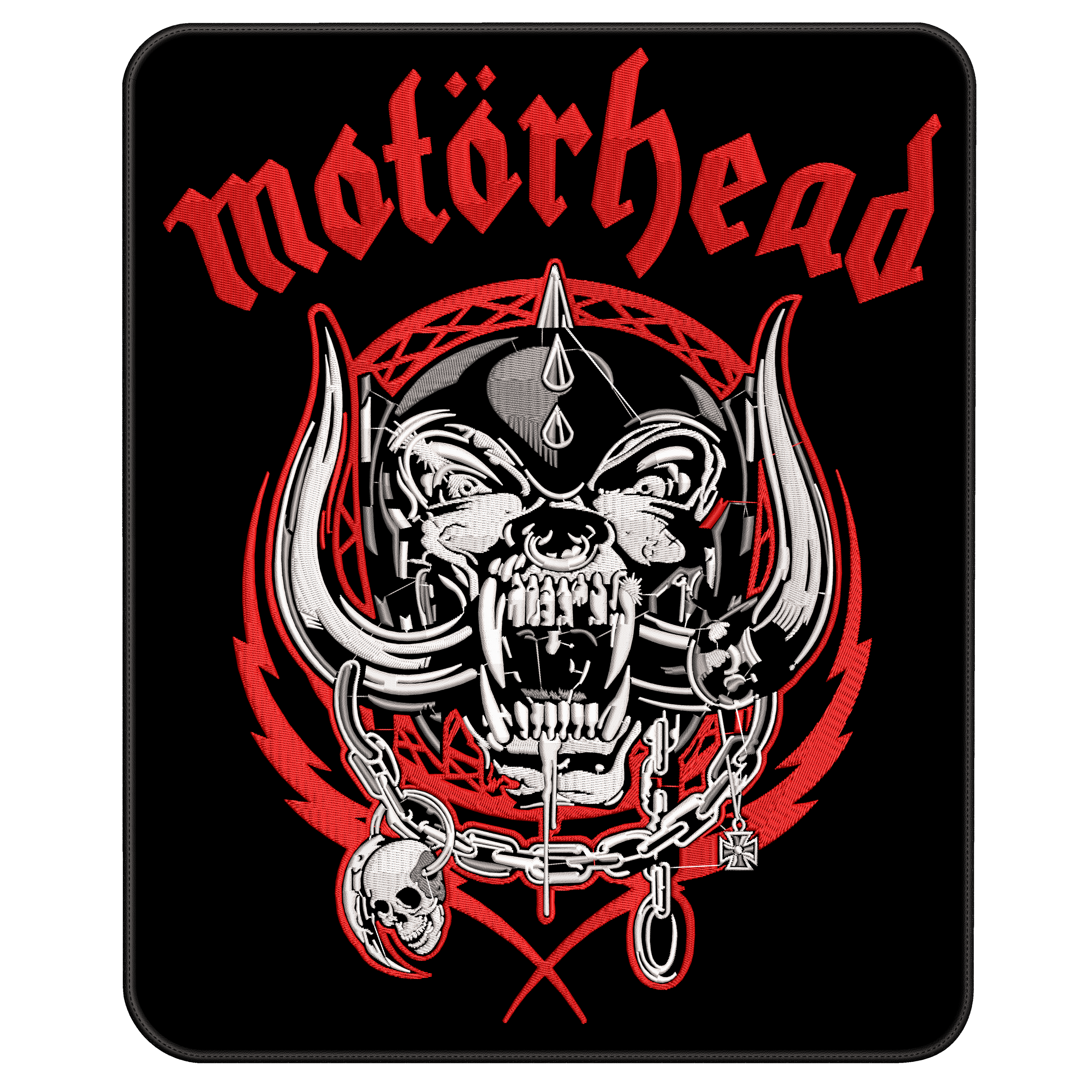 Espaldera Bordada MOTORHEAD ENGLAND Heavy Metal