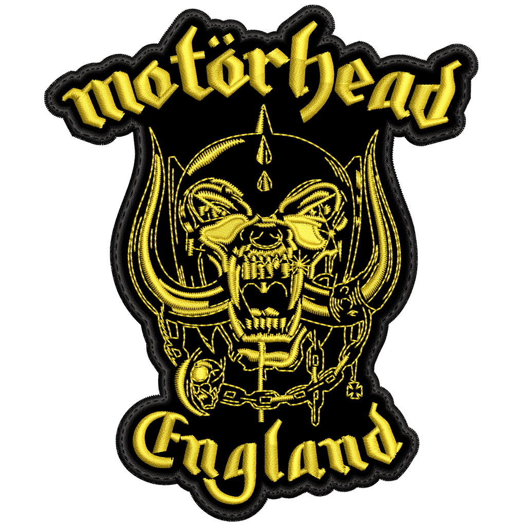 Parche Bordado MOTORHEAD ENGLAND Heavy Metal