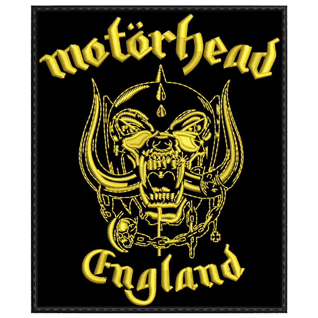 Parche Bordado MOTORHEAD ENGLAND Heavy Metal
