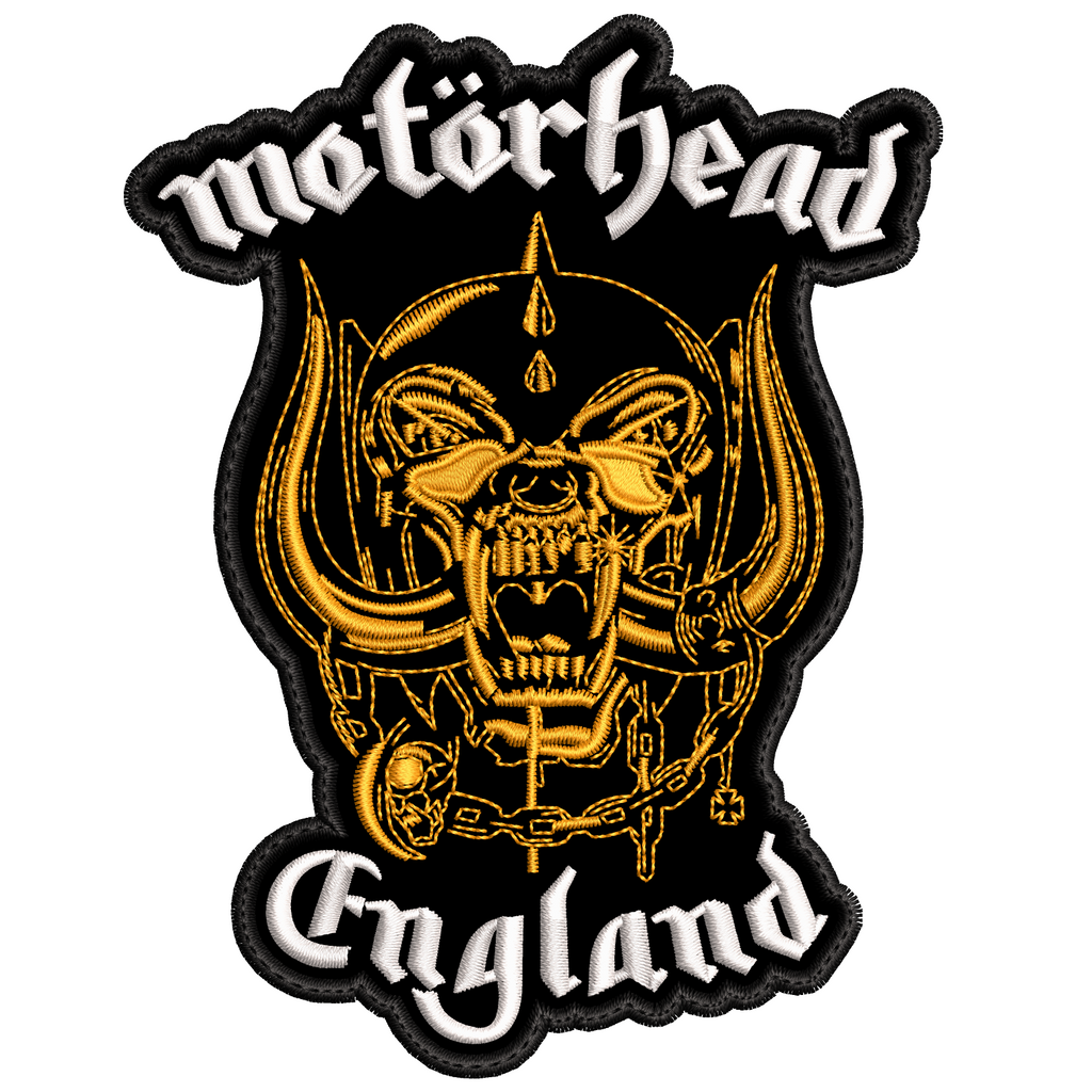 Parche Bordado MOTORHEAD ENGLAND Heavy Metal