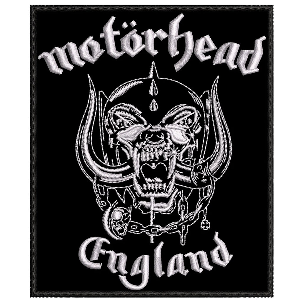 Parche Bordado MOTORHEAD ENGLAND Heavy Metal