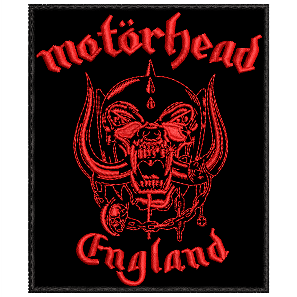 Parche Bordado MOTORHEAD ENGLAND Heavy Metal