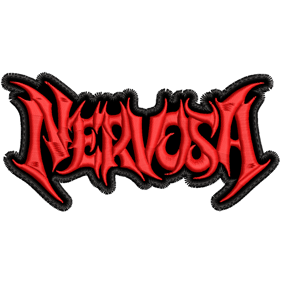 Parche Bordado NERVOSA Thrash metal.
