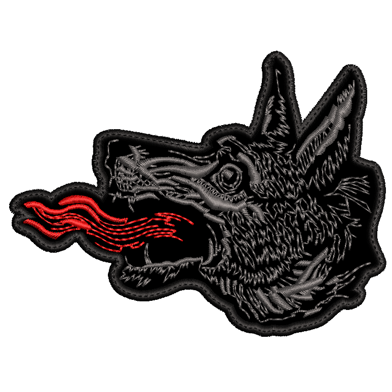 Parche Bordado NEUROSIS LOBO