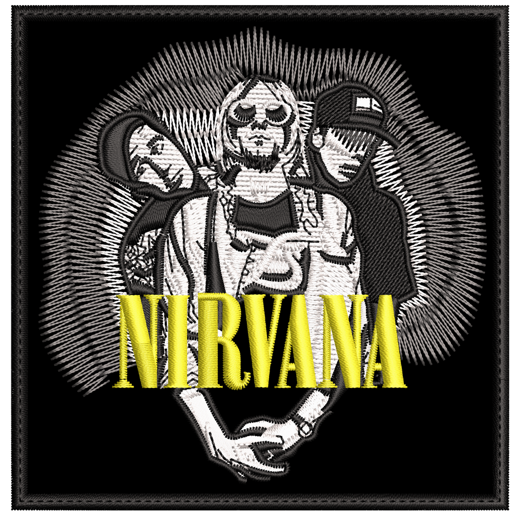 Parche Bordado NIRVANA Grunge, Rock Alternativo