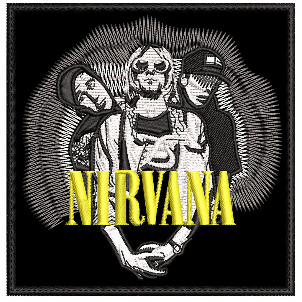 Parche Bordado NIRVANA Grunge, Rock Alternativo