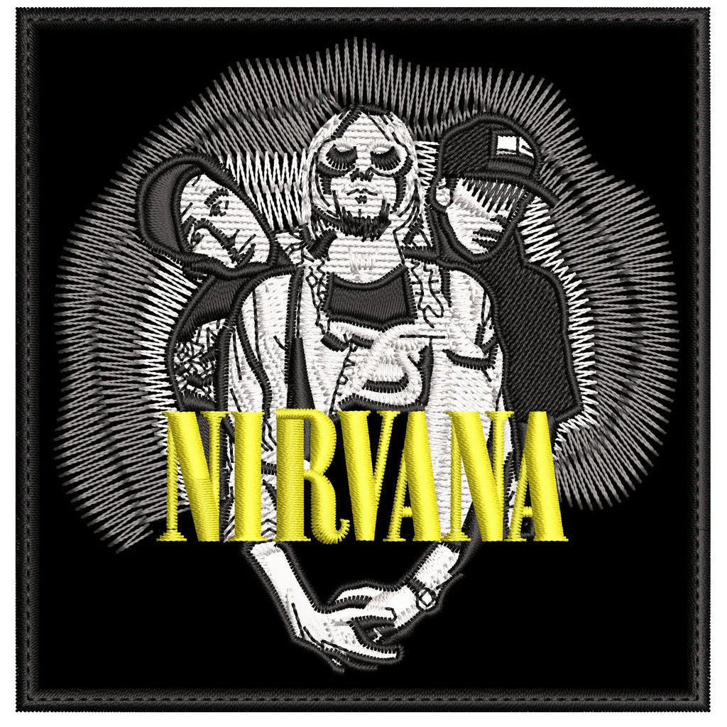 Parche Bordado NIRVANA Grunge, Rock Alternativo
