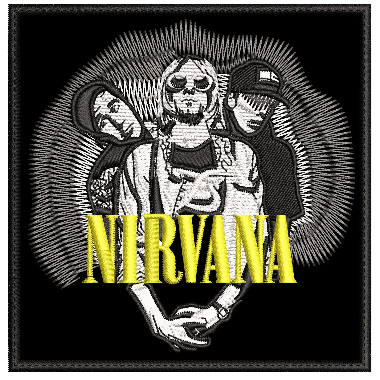 Parche Bordado NIRVANA Grunge, Rock Alternativo
