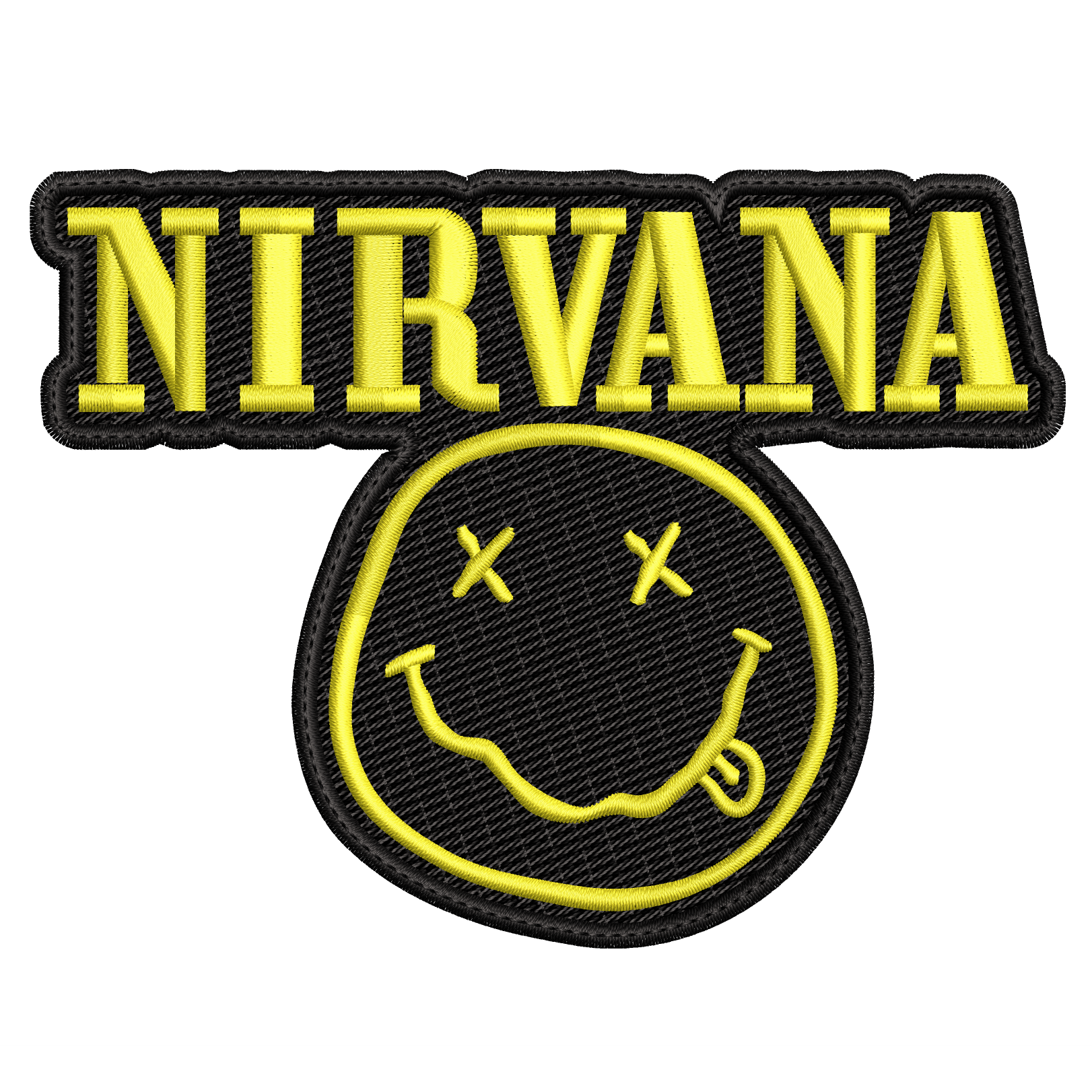 Parche Bordado NIRVANA Grunge, Rock Alternativo