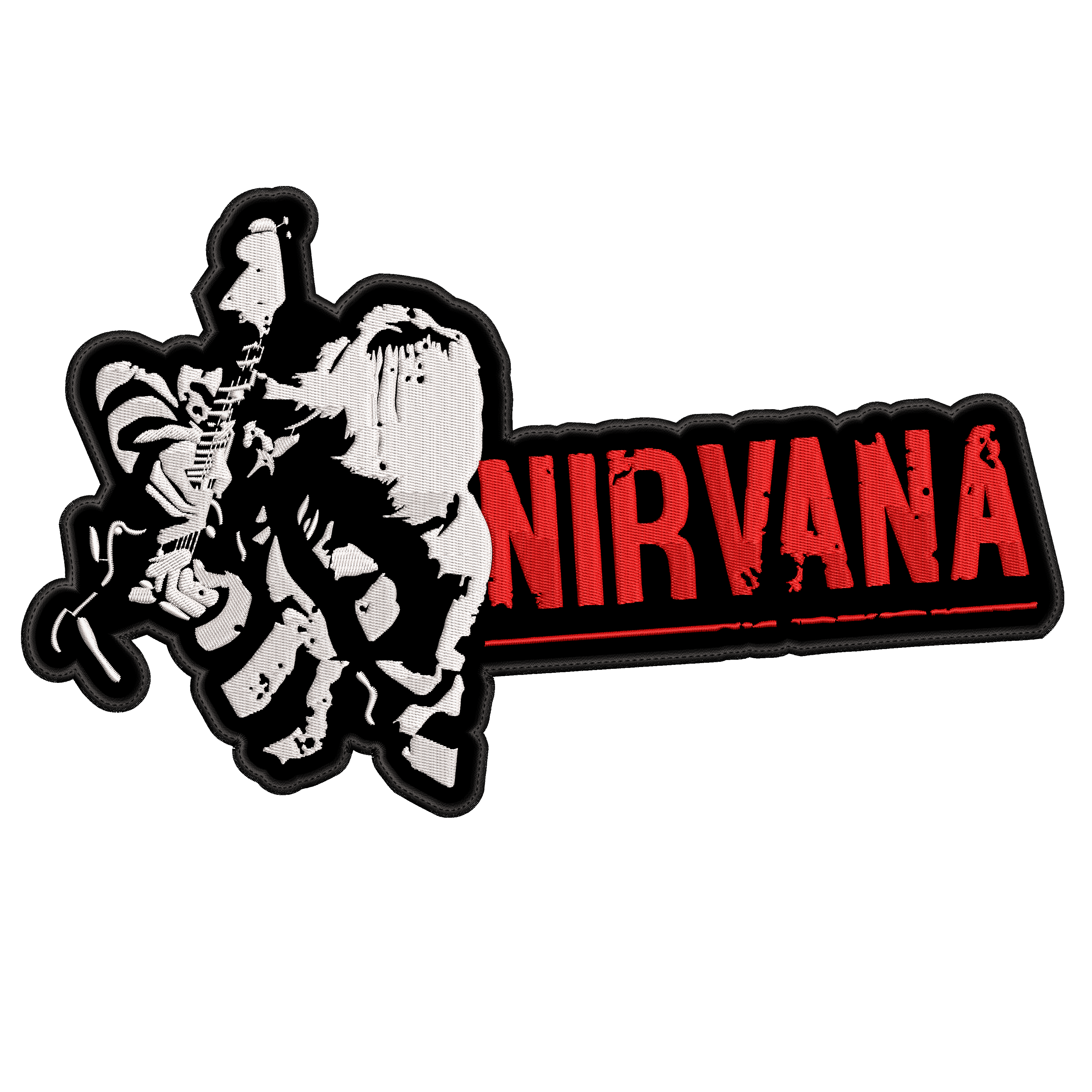 Espaldera Bordada NIRVANA Gruge