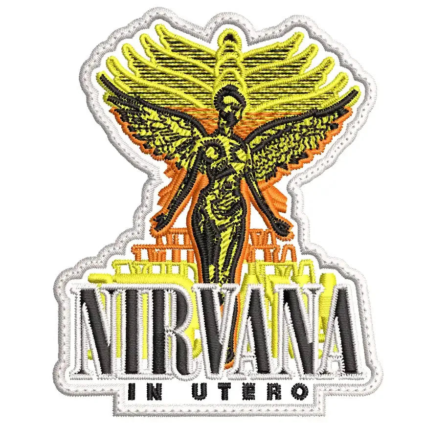 Parche Bordado NIRVANA Grunge, Rock Alternativo