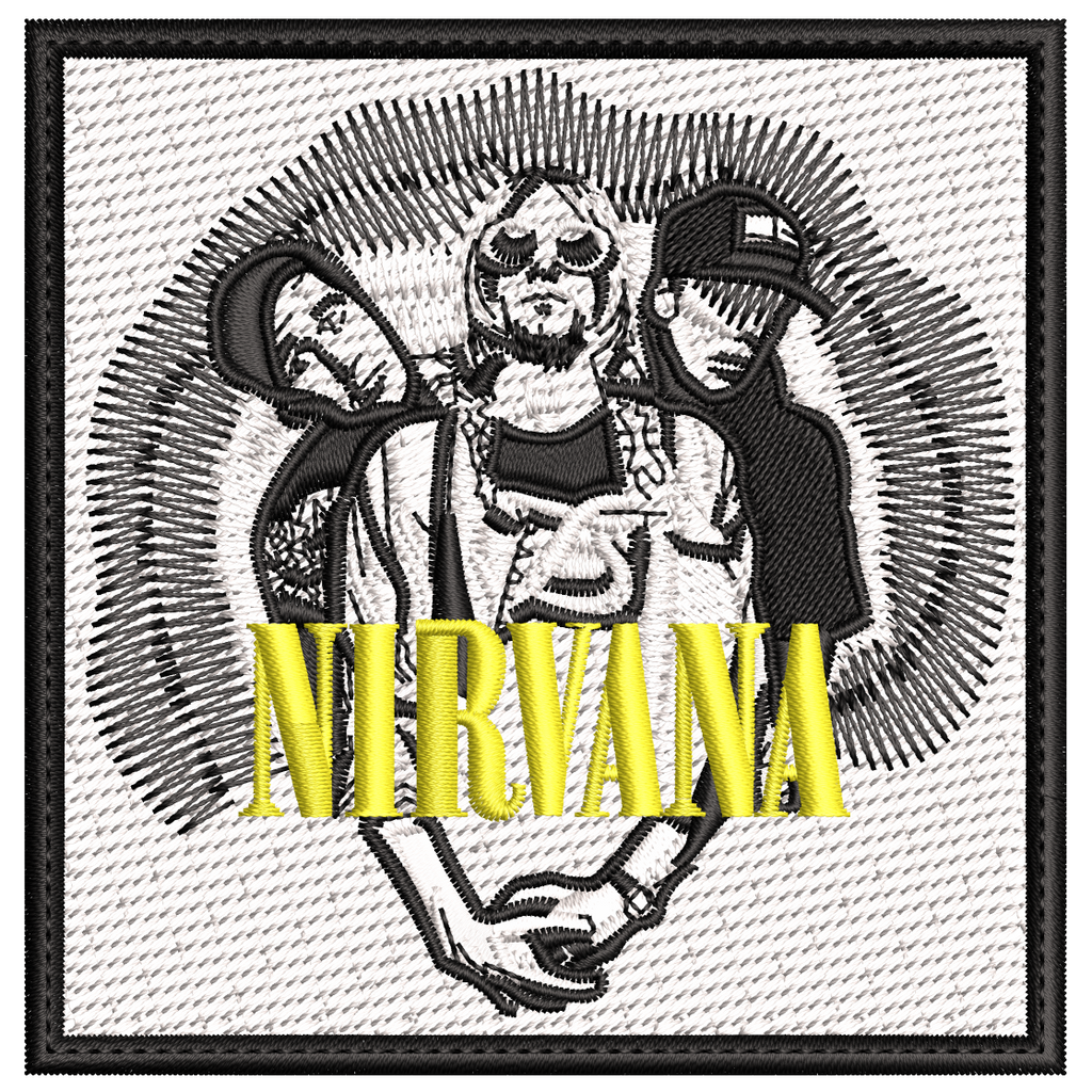 Parche Bordado NIRVANA Grunge, Rock Alternativo