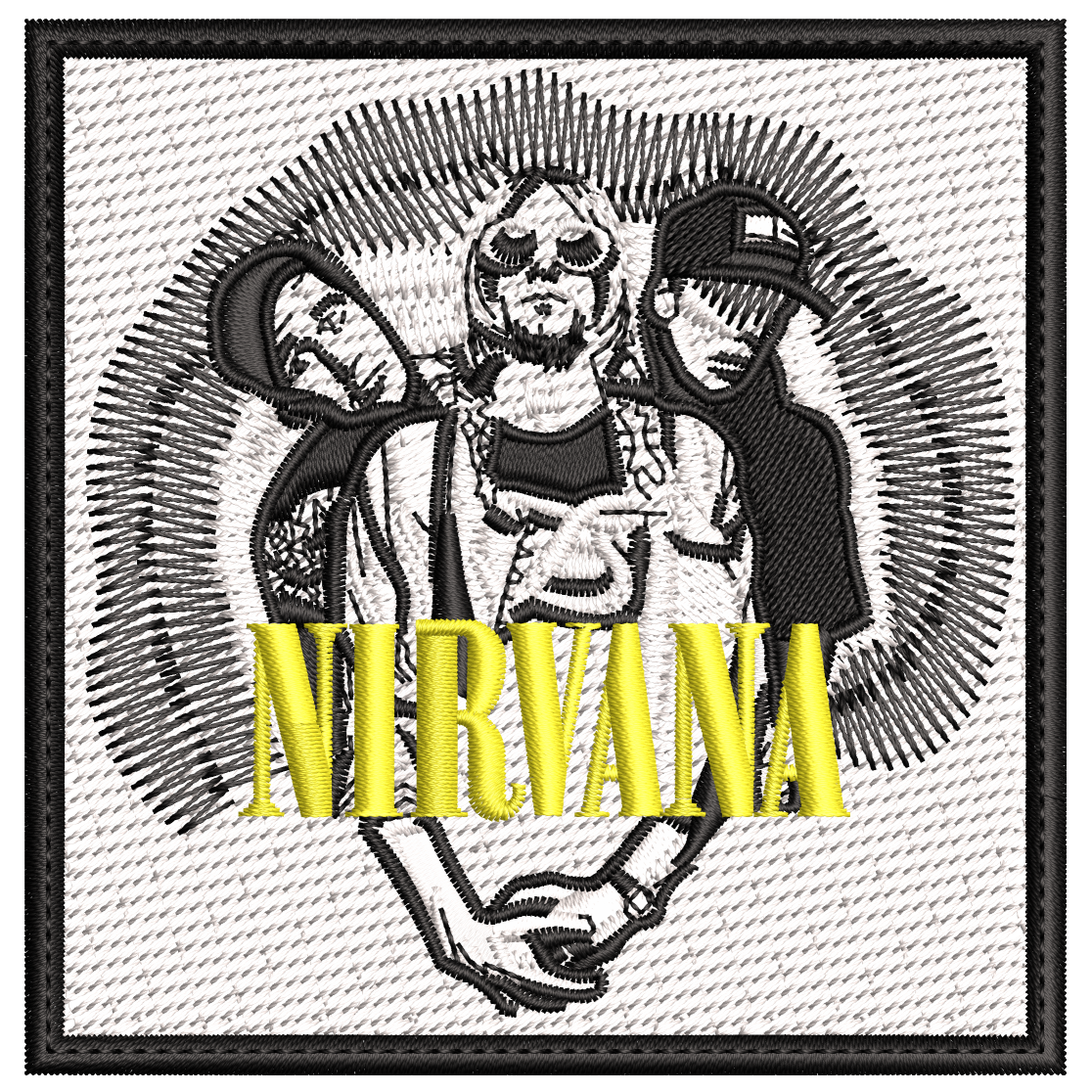 Parche Bordado NIRVANA Grunge, Rock Alternativo