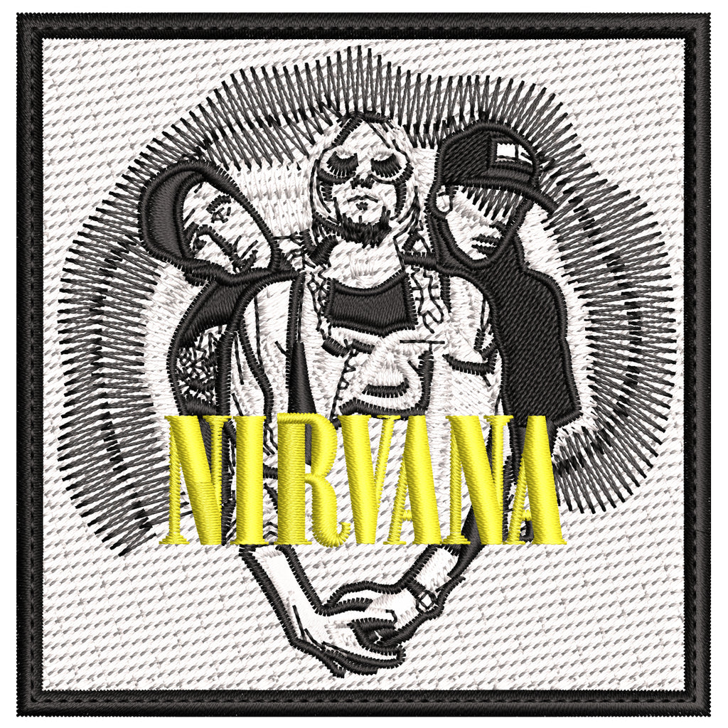 Parche Bordado NIRVANA Grunge, Rock Alternativo