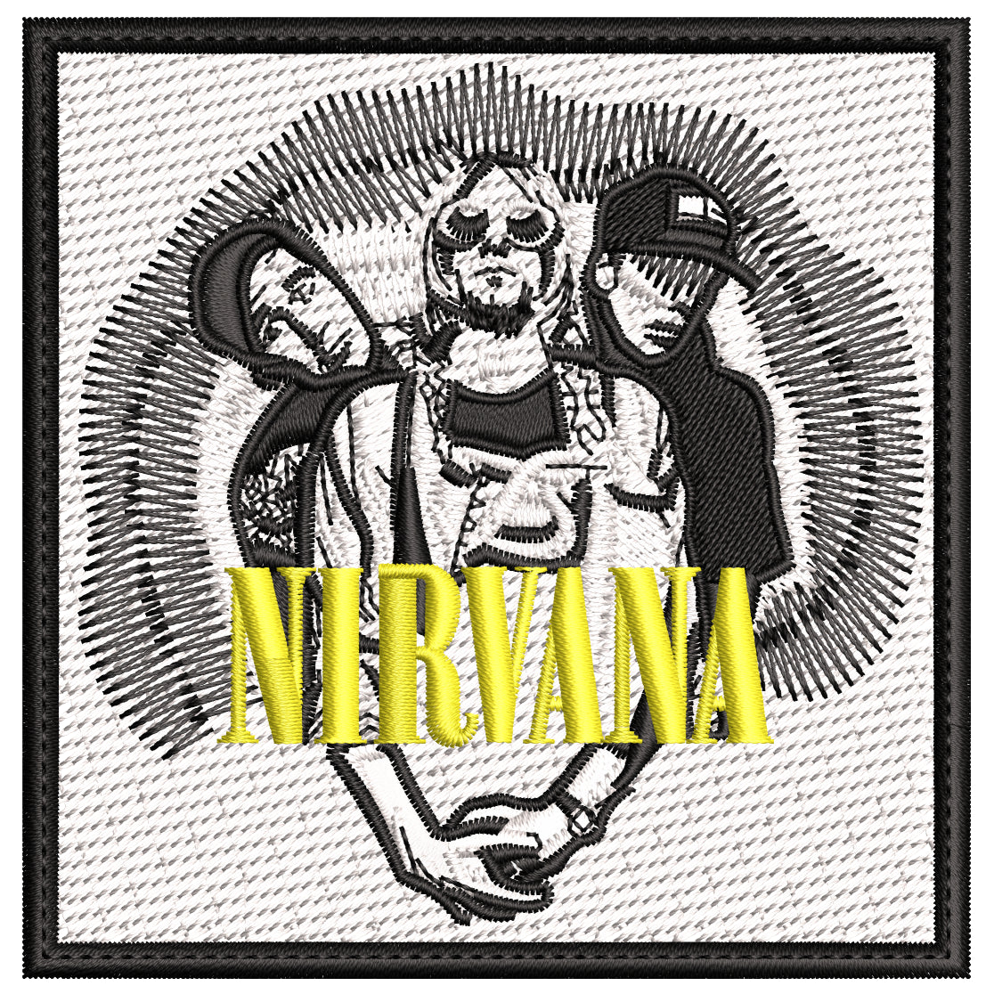 Parche Bordado NIRVANA Grunge, Rock Alternativo