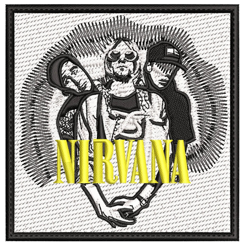 Parche Bordado NIRVANA Grunge, Rock Alternativo