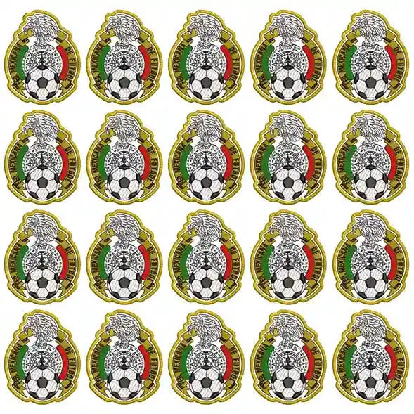 Pack Parches Bordados SELECCION MEXICANA 80´S