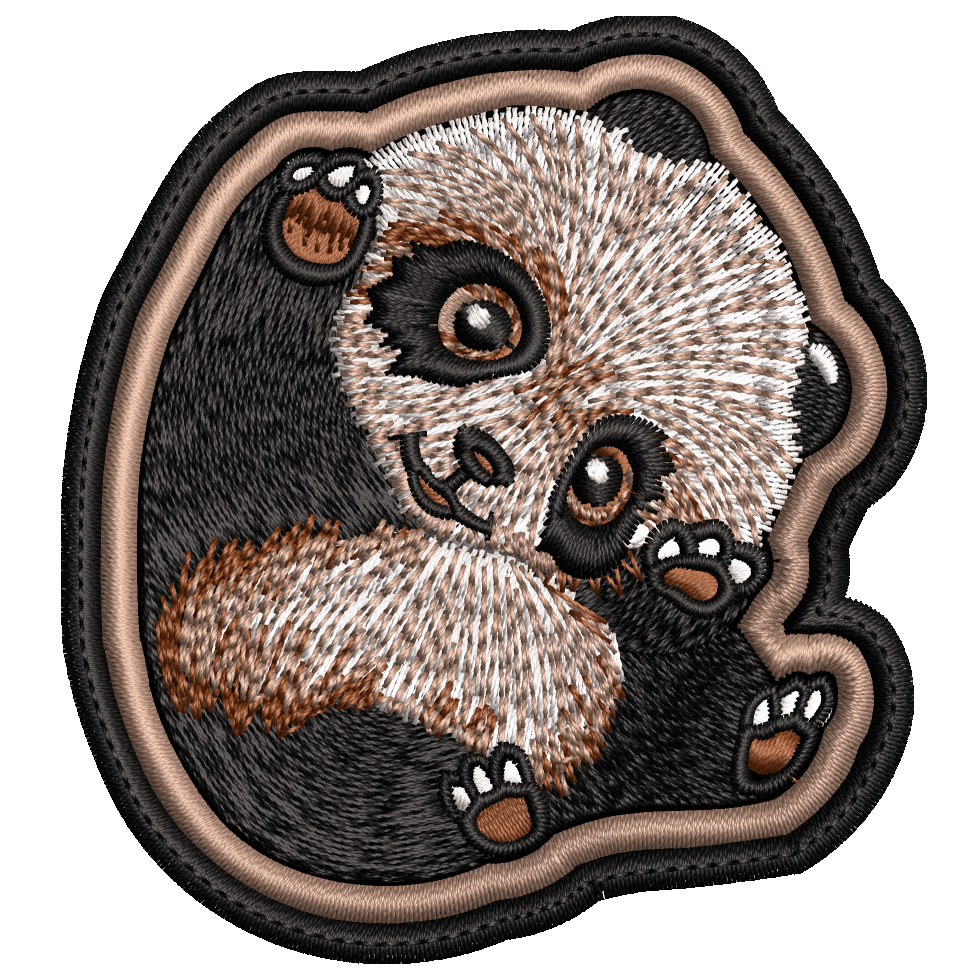Parche Bordado PANDA