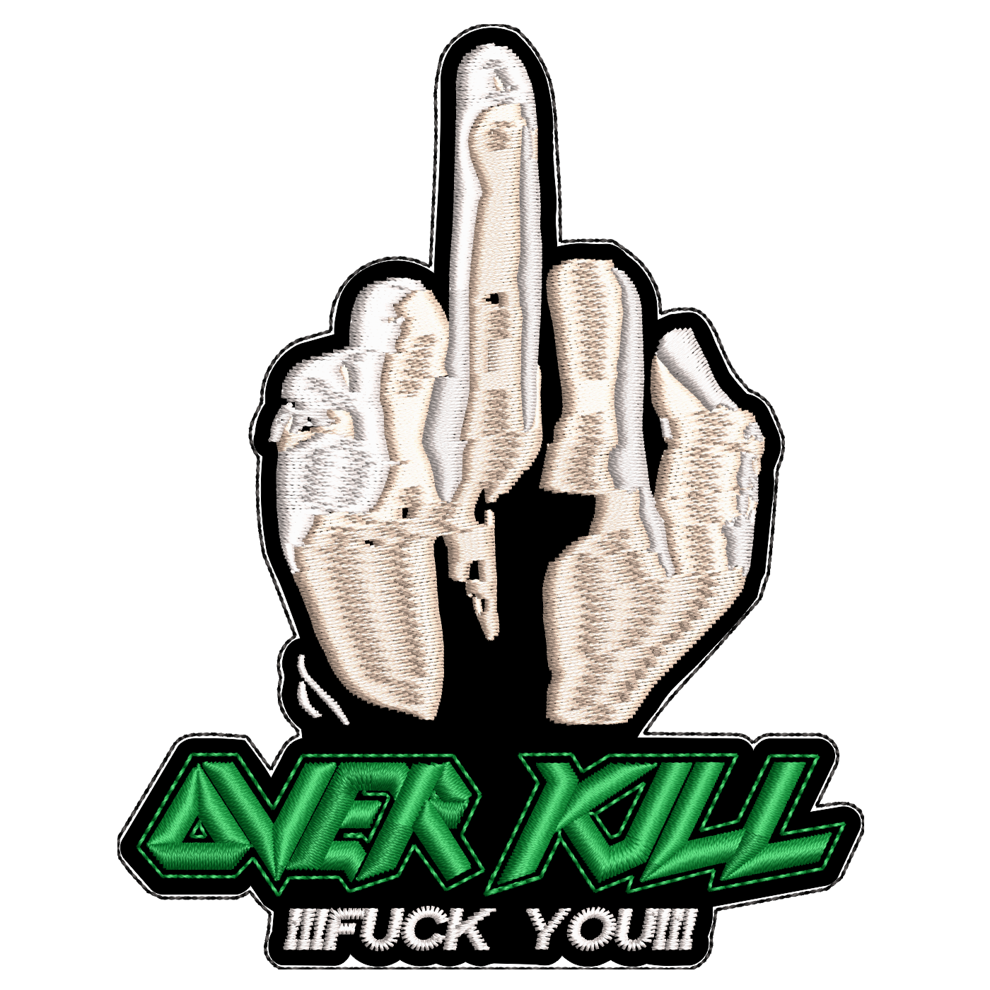 Parche Bordado OVERKILL Thrash Metal