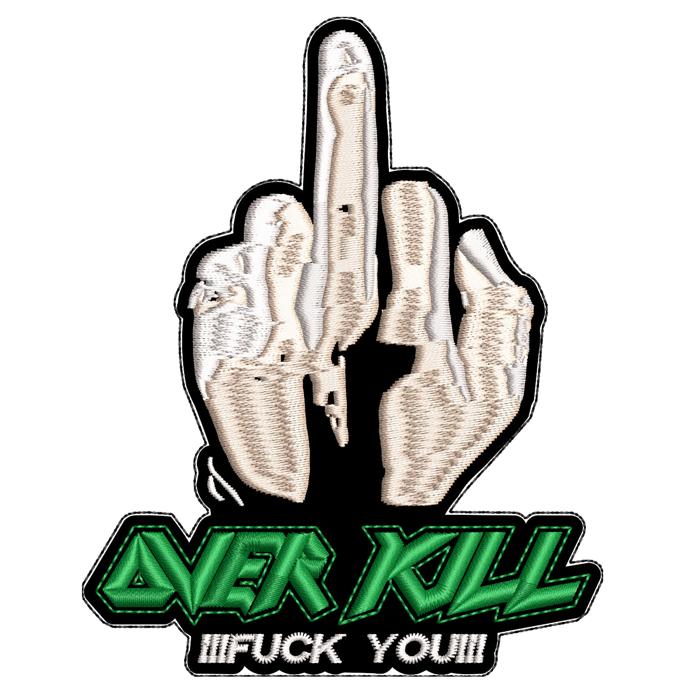 Parche Bordado OVERKILL Thrash Metal