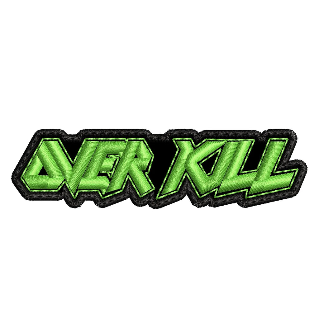 Parche Bordado Mini OVERKILL Bat Thrash Metal