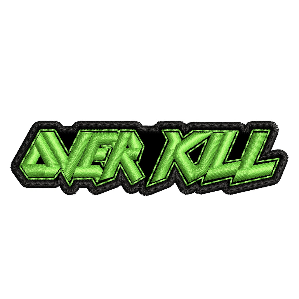 Parche Bordado Mini OVERKILL Bat Thrash Metal