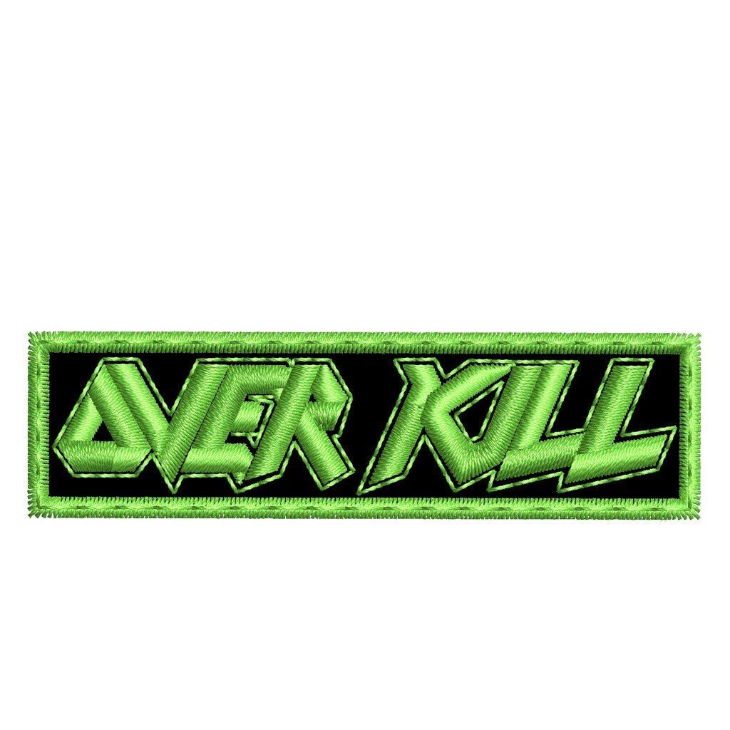 Parche Bordado Mini OVERKILL Bat Thrash Metal