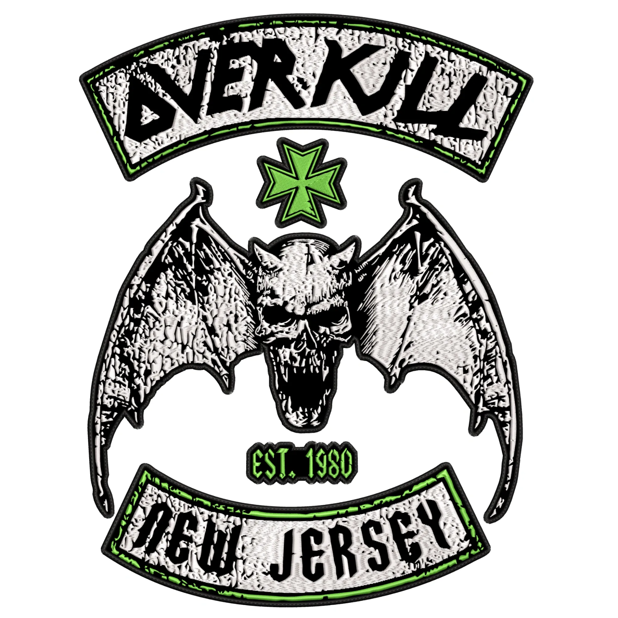 Espaldera Bordada OVERKILL Thrash Metal