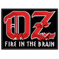 Parche Bordado OZ FIRE IN THE BRAIN Heavy metal